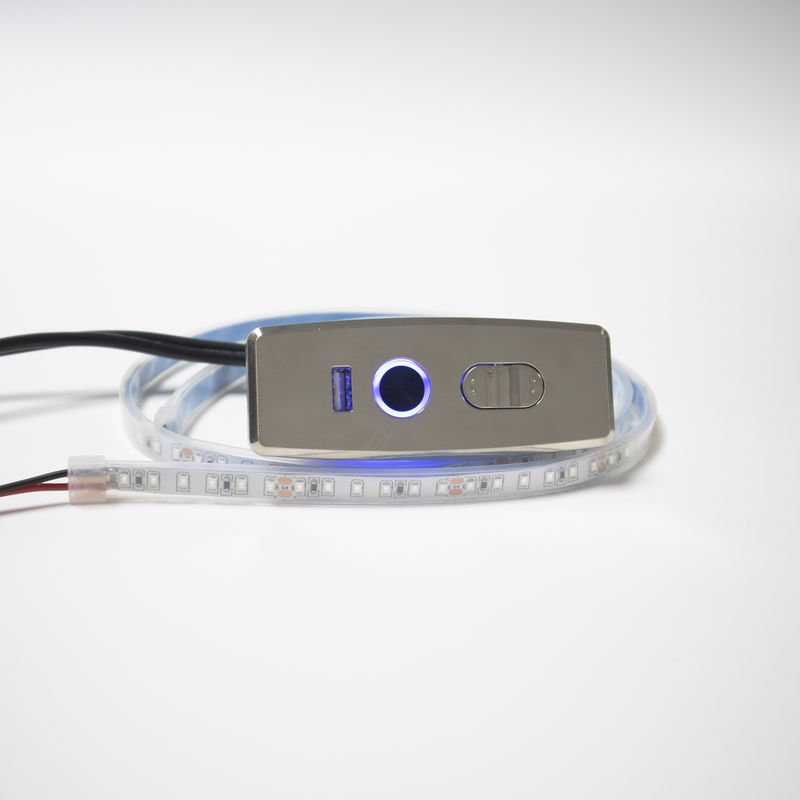 SMSK7203SFU电动沙发方形3键电动推杆手控器（带灯控）