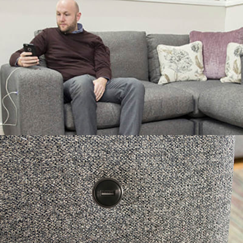 SMUSB1401圆形单USB充电头 EMBEDDED USB CHARGER